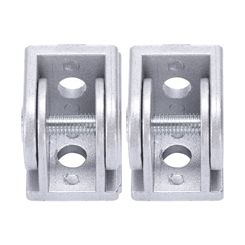 2 Stks/partij Legering Flexibele Pivot Joint Connector Voor Eu Standaard Aluminium Extrusie Profiel