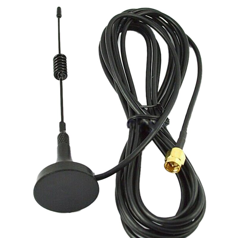 433 mhz 5 dbi antenn gsm antenn sma hankontakt magnetisk bas för skinkradio