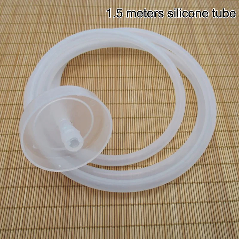 Accesorios para dispensador de agua, tubo de silicona, manguera de succión automática Flexible, tubo de entrada Universal de grado alimenticio, 1 Juego: YELLOW