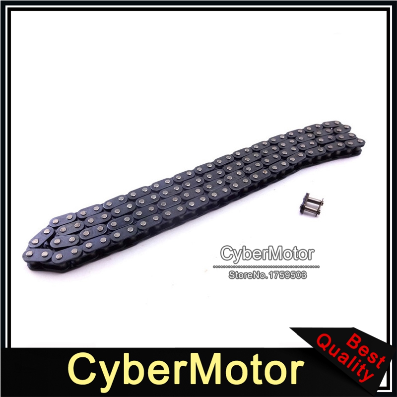 T8F Catena corona con I Pezzi di maestro collegamento per 2 tempi 47cc 49cc Cinese mini sporco ATV Quad 4 Ruote Tasca bicicletta Minimoto