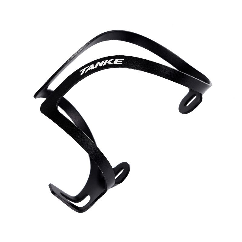 TANKE-portabotellas ultraligero de aleación de aluminio, accesorios para ciclismo de montaña o carretera: Black