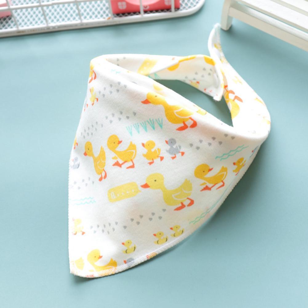 Slabbers Dubbele Katoen Slabbetjes Cartoon Animal Gedrukt Kleding Katoen Bib Handdoek Voeden Bandana Speeksel Patroon Schort V9u4