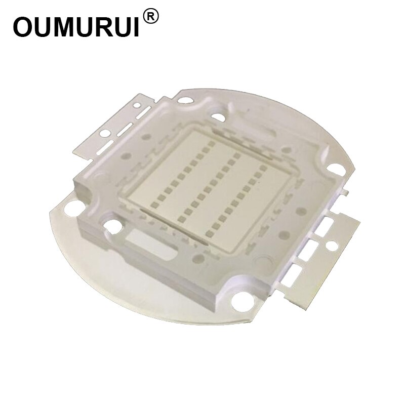 5pcs 20 w/30 w/50 w/100 w UV LED COB Chip lamp vissen LED manicuring paars schijnwerpers 395-400nm 45mil