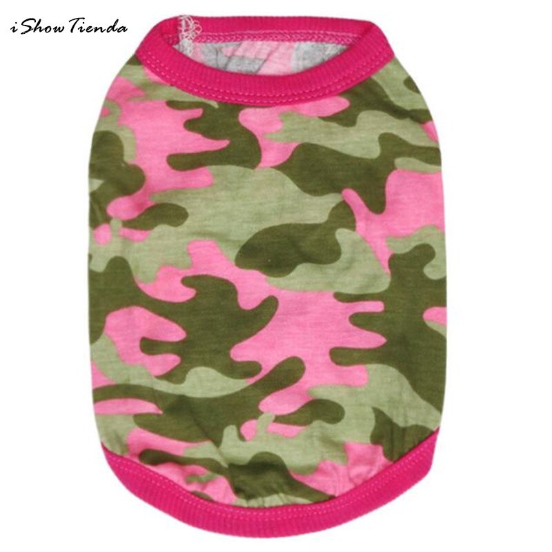 Woodland Camouflage Pet Dog Clothes Cotton Vest Dogs Cats Clothes Teddy Pet Clothing Wholescale