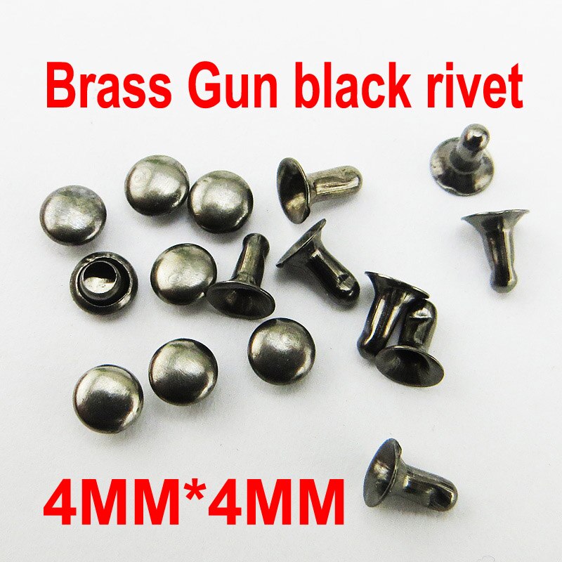 200 kpl 4*4mm messinki hopea niitti nappi ompelu vaatteiden asusteet laukku sopii niiteille mr -018
