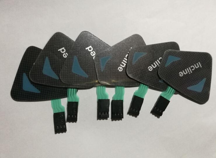 Overlay keypad,Overlay keypad for JOHSON T7000 pro tread,Lift keypad, speed keypad , pair