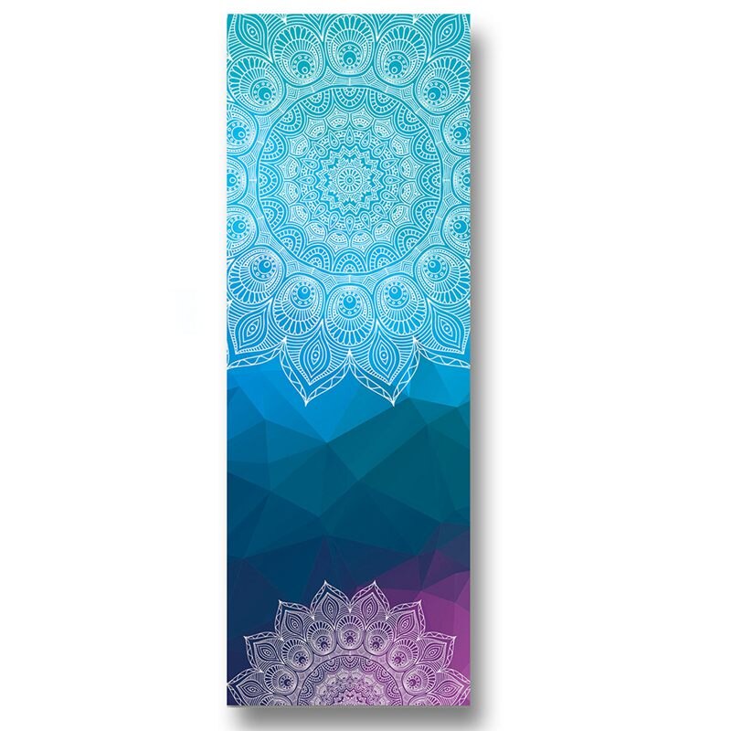 -Dikke Antislip Yoga Handdoeken, Antislip Absorberend En Hittebestendige Premium Yoga Tuch, yoga Handdoek: Blauw