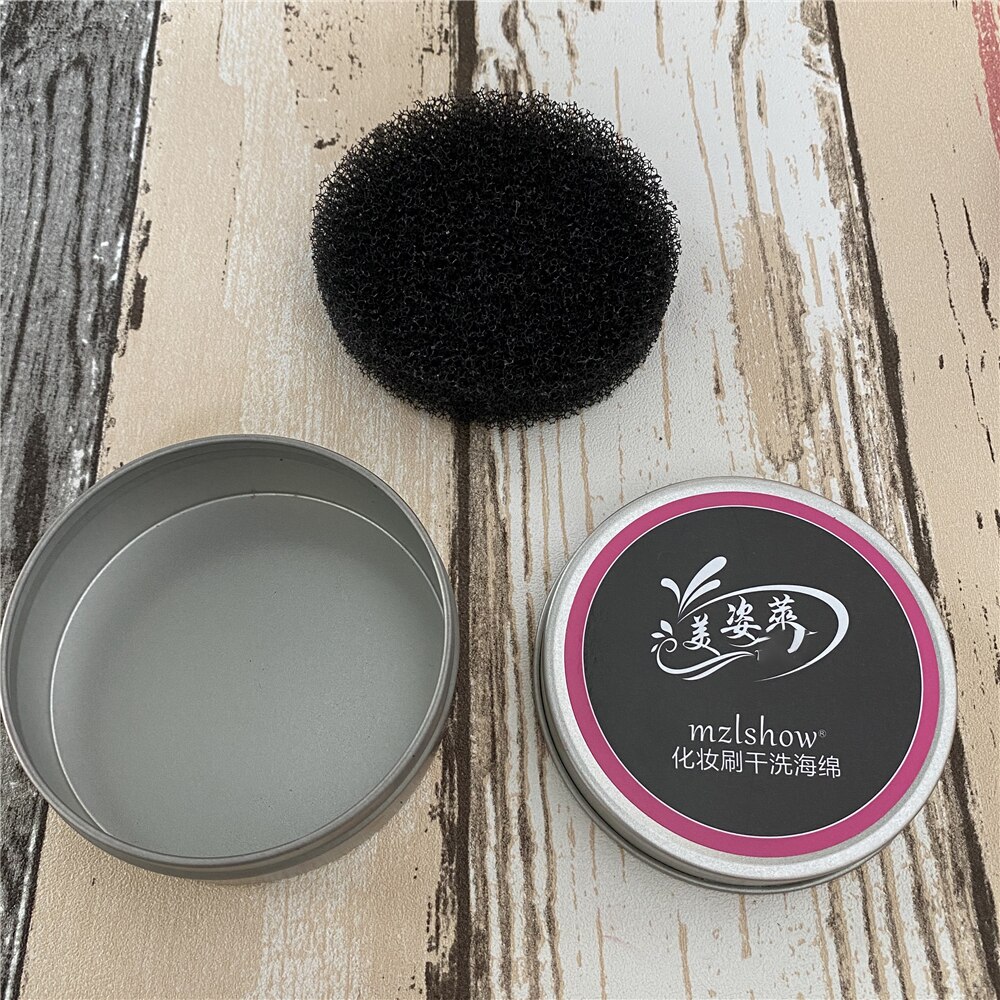 Limpiador de brochas de maquillaje, esponja para quitar el Color de las brochas, esponja para sombras de ojos, limpiador de pinceles de maquillaje de Color rápido
