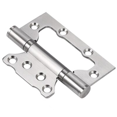 Stainless Steel Automatic Door Hinges Heavy Duty 4 inch Home Furniture Smooth Movement Wooden Doors Gate Ball Bearing: 4 inch one piece