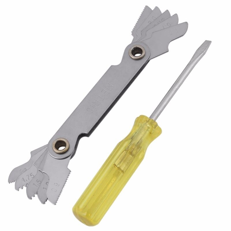 32pcs/set Metric Hand Adjustable Taps Dies Wrench Screw Thread Straight Taper Reamer Tool for Car Repairing