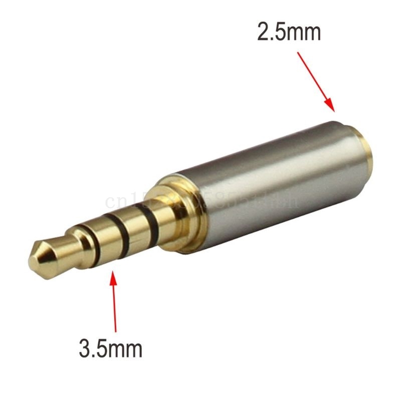 3.5mm Jack Adapter 3.5mm Male To 2.5mm Female Headphone Jack Adapter Converter