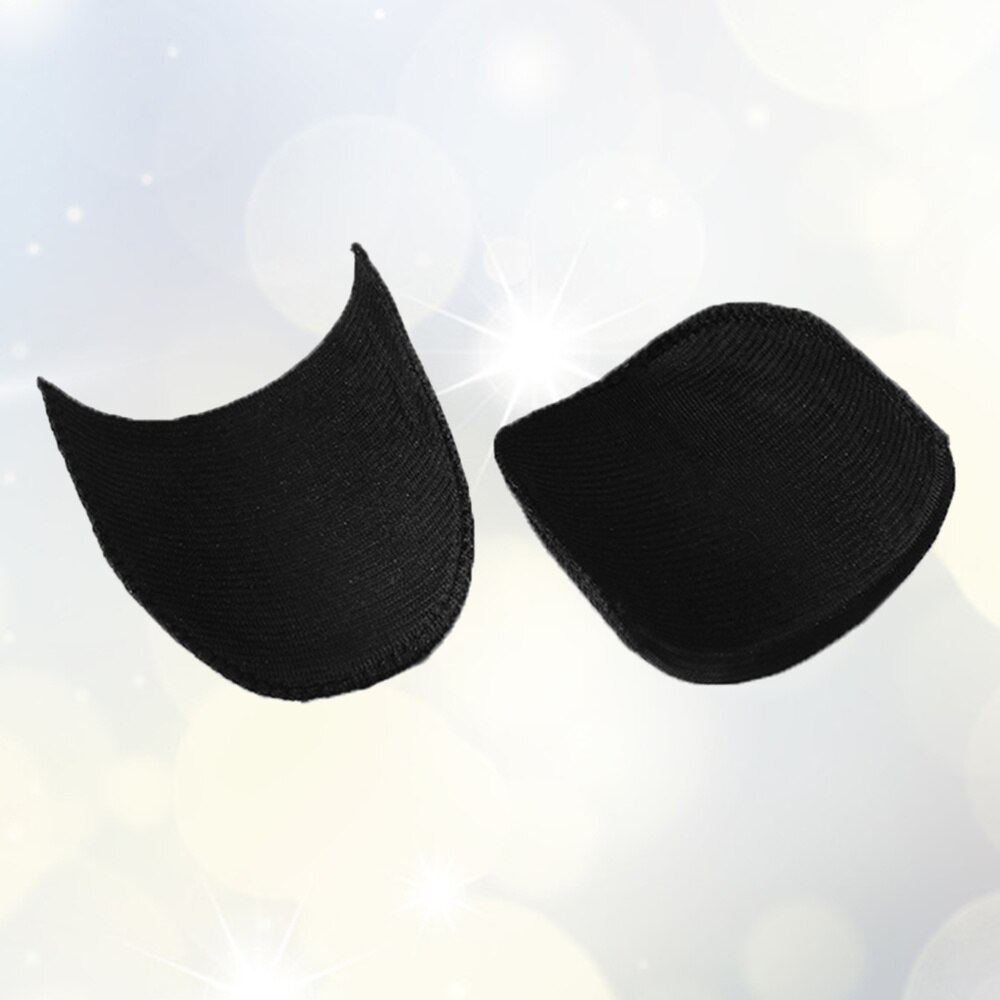 20 Pair Practical Shoulder Pads Convenient Sewing Sponge Pads Useful Shoulder Pad for Blazer Clothes (Black and White, 10x18x1.5: Black