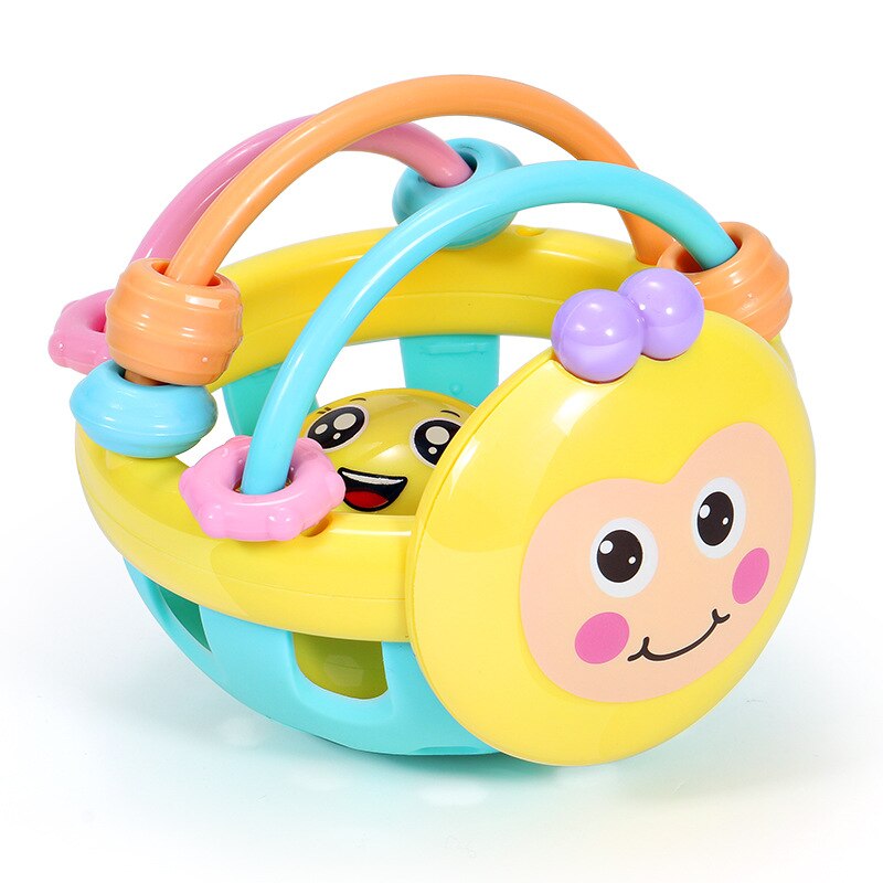 Baby Siliconen Kinderziektes Speelgoed Hand Knijpen Zachte Rubber Perceptie Bee Bijtring Bal Bijtringen Baby & Peuter Speelgoed