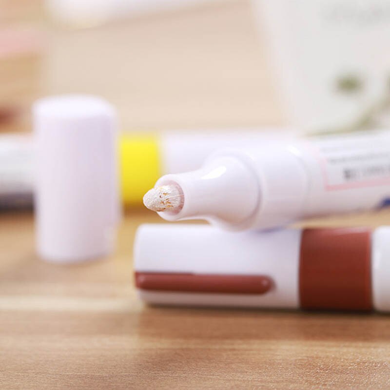 1Pcs 12 Kleuren Waterdichte Auto Tyre Loopvlak Rubber Metalen Permanente Verf Marker Pen Diy Album Prachtige Zwarte Kaart graffiti Pen