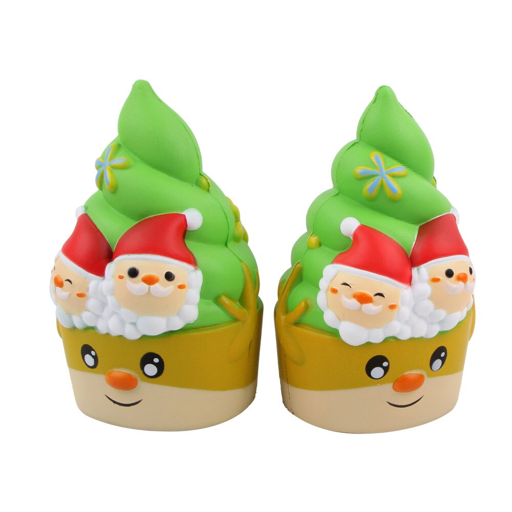 Toy Squishies Adorable Christmas Ice Cream Slow Rising Squeeze Stress Relief Toys CCY