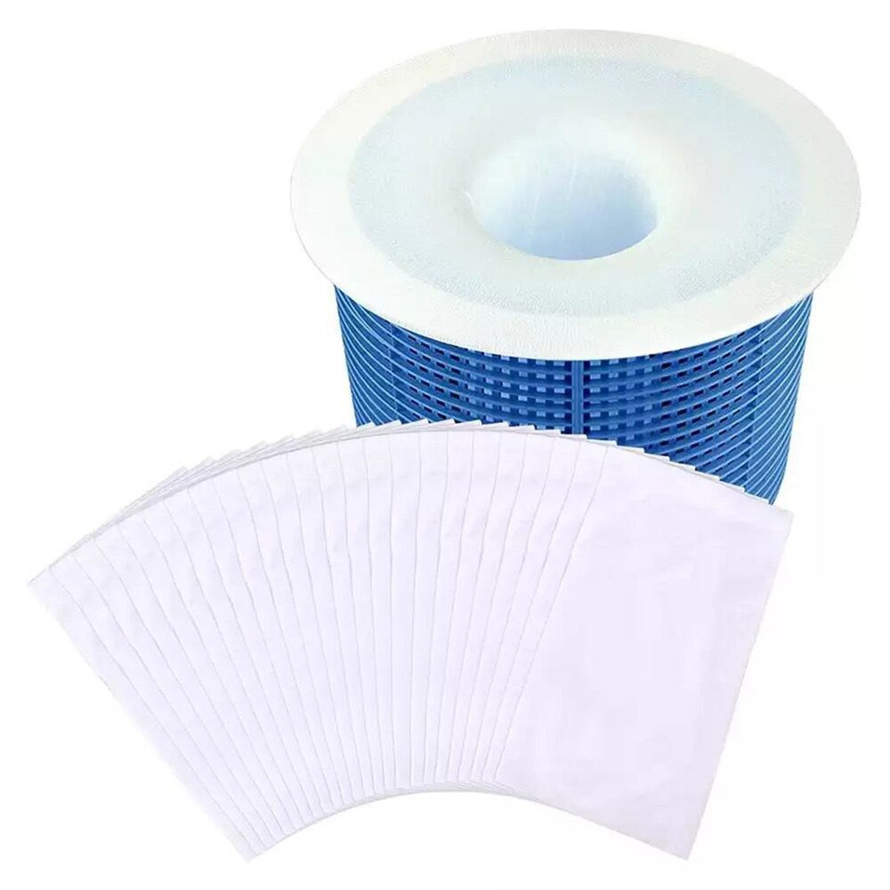5/10 Pcs/Set Filter Opslag Zwembad Skimmer Sokken Nylon Zwembad Filter Sokken Voor Manden En Skimmers Wit Zwembad levert