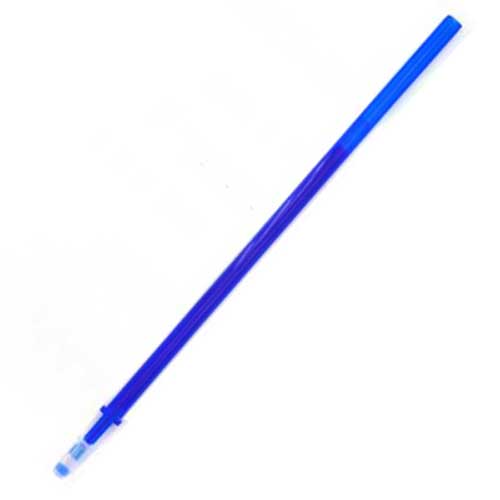 Sletbar pen spids 0.5mm blå sort pen vaskbart håndtag kuglepenne patron salg elev papirvarer kontor pen skrift: 1 stk-blå refill