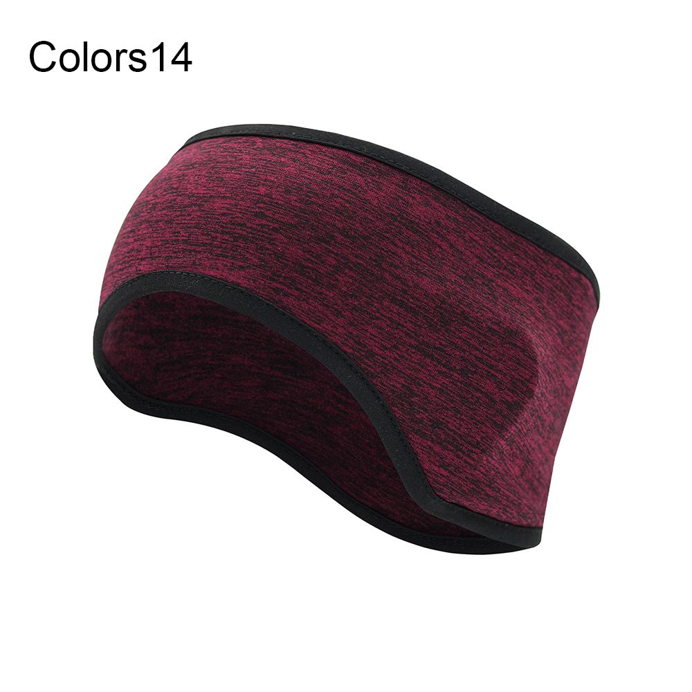 1Pc scaldino per le orecchie fascia per il sudore invernale fascia da corsa donna ragazze capelli felpa in pile copricapo fasce per capelli sport all&#39;aria aperta foulard: Colors14