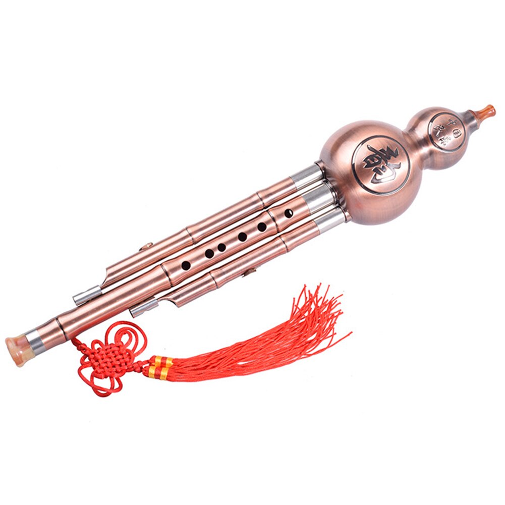 Chinese Bb Hulusi Bamboo Wind Instrument Gourd Cucurbit Flute ABS Resin