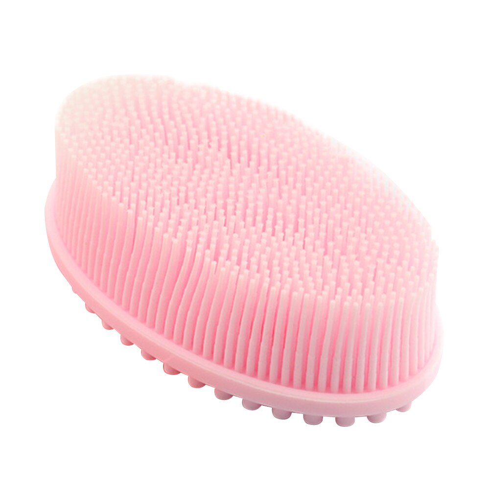 Puff bad krop børste bobler eksfolierende hjem silikone bruser skrubber badeværelse shampoo hoved massage blød hovedbund baby