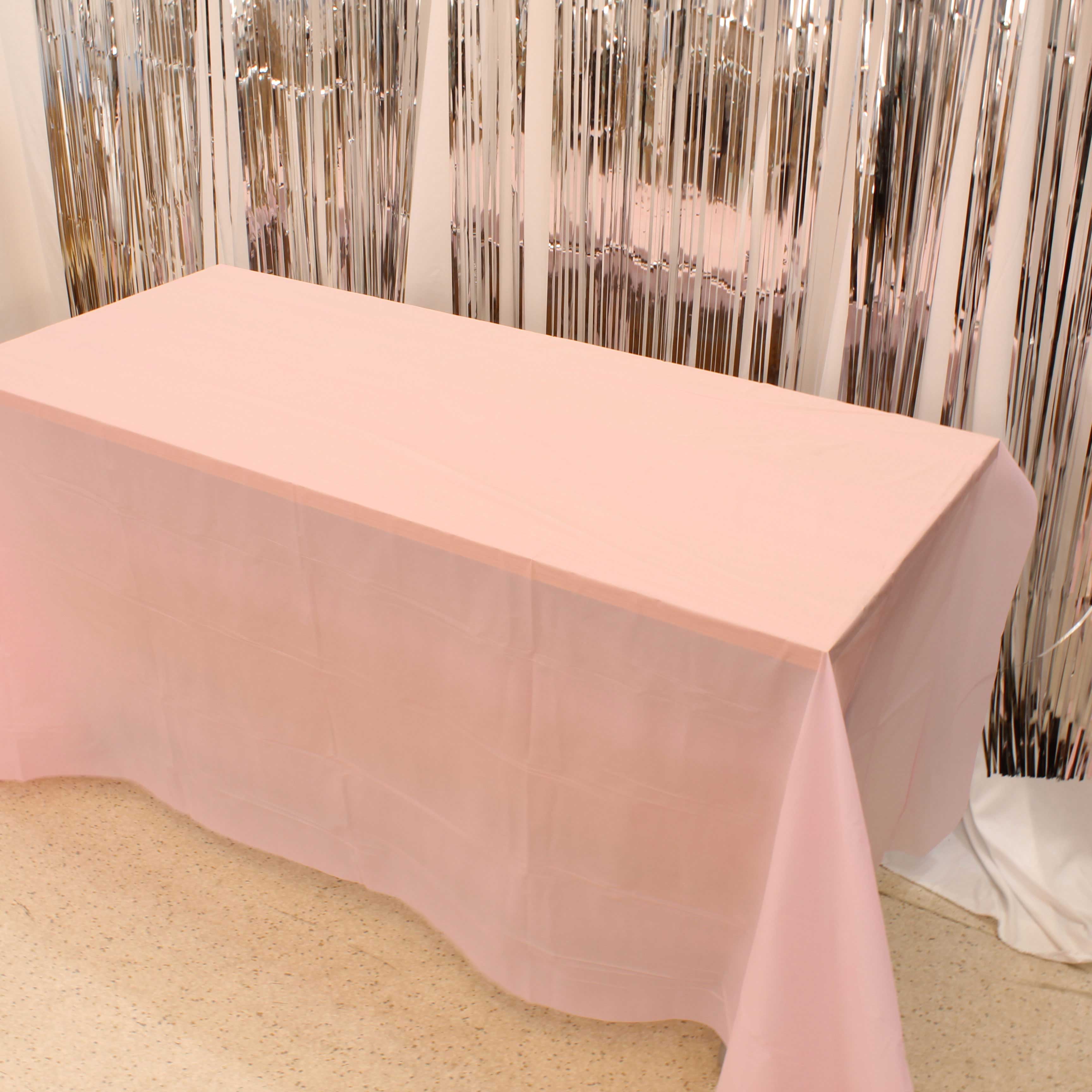 40 stk pink festdekoration bordservice decoracion niño tallerken kop papirhåndklæde halm dug fest fødselsdag rabat festival: Dug 1 stk