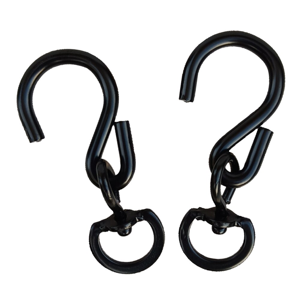 2 Pieces Hanging Basket Hook Swivel Hooks, Great for Hanging Plants, Wind Chimes, Bird Feeders