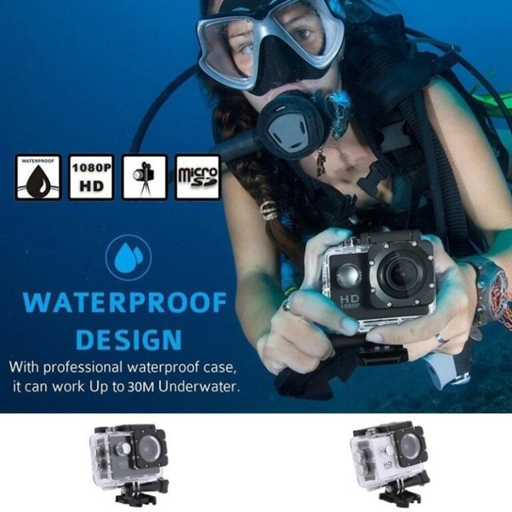G22 1080P HD Schieten Waterdichte Digitale Video Camera COMS Sensor Groothoek Lens Camera Voor Zwemmen Duiken voor