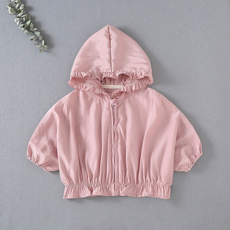Lente Mode Baby Meisjes Lange Mouw Capuchon Trenchcoats Casual Vesten Kids Jongens Bovenkleding Zon Kleding