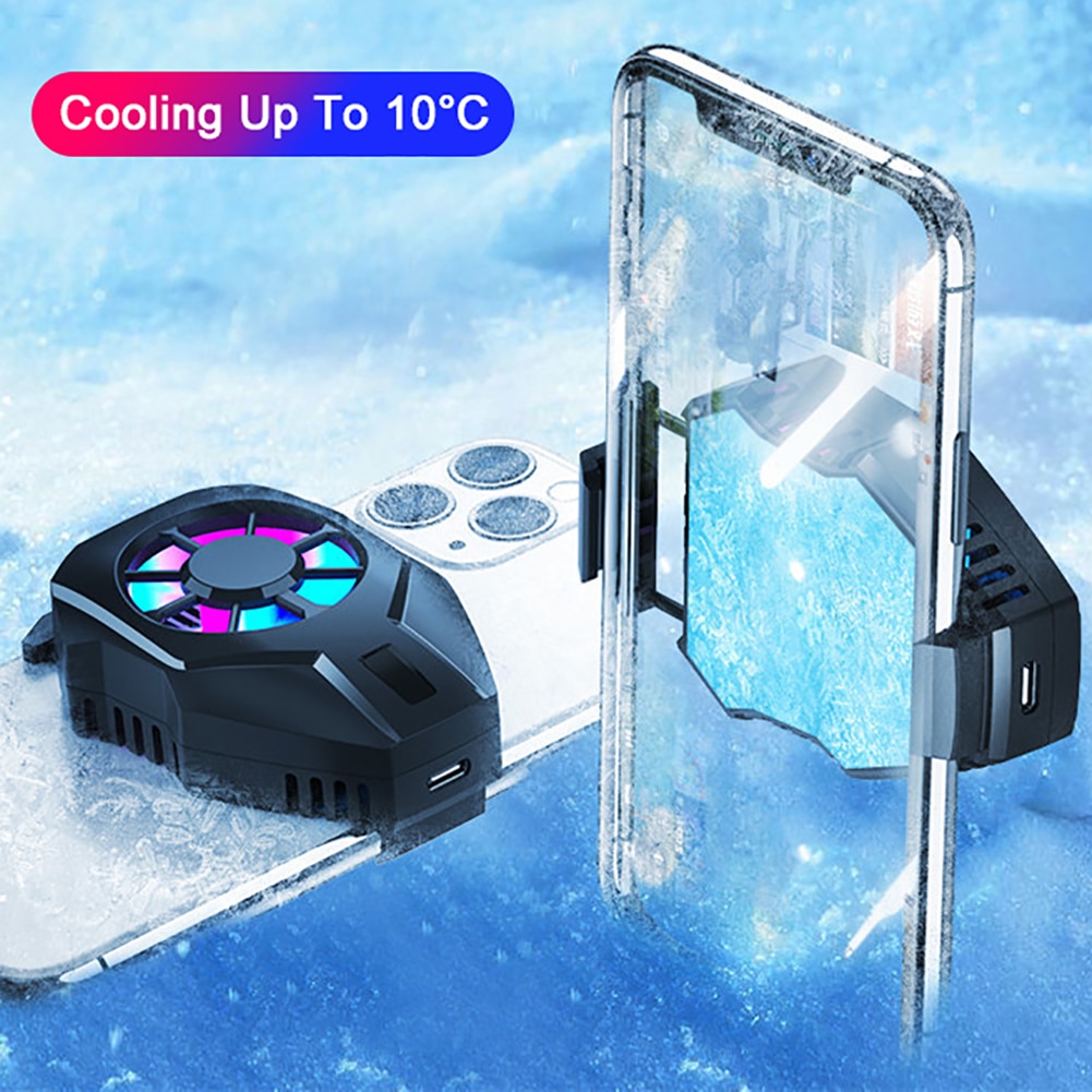 Universal Gamepad Game Handle Radiator Cell Phone Cooler Cooling Fan Refrigeration Fan Gaming Players Radiator