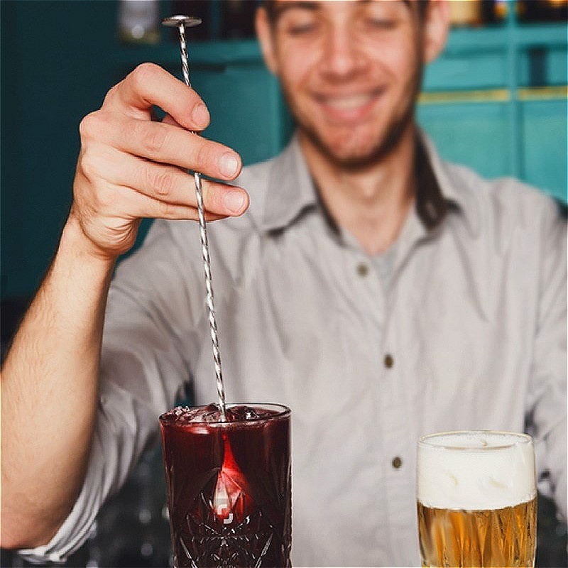 Cocktail Pick Roerstokjes Stirrer Bar Lepel Mengen Vork Drank Muddlers Barman Keuken Gereedschap Bar