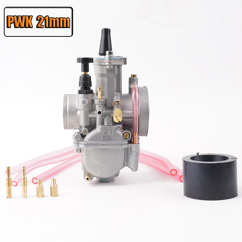Carburador universal PWK, 21 24 26 28 30 32 34 mm PWK Inyección de potencia del carburador de motocicleta, para carreras Mikuni Koso ATV Yamaha