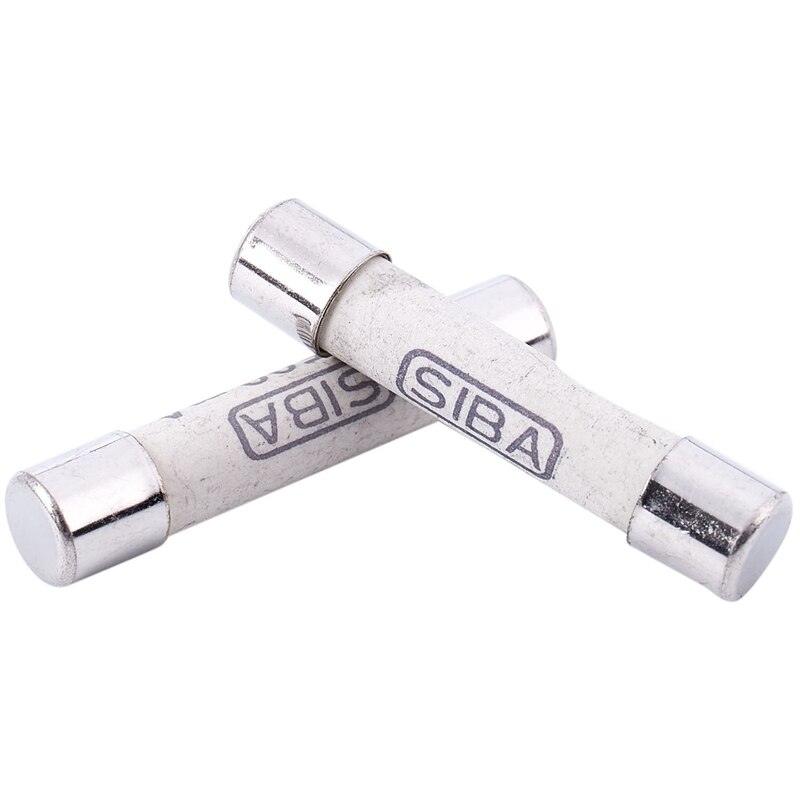 Uxcell 1000V 500mA Fast Blow Ceramic Fuse – 6.3 X 32mm, White, For Multimeter Overload Protection
