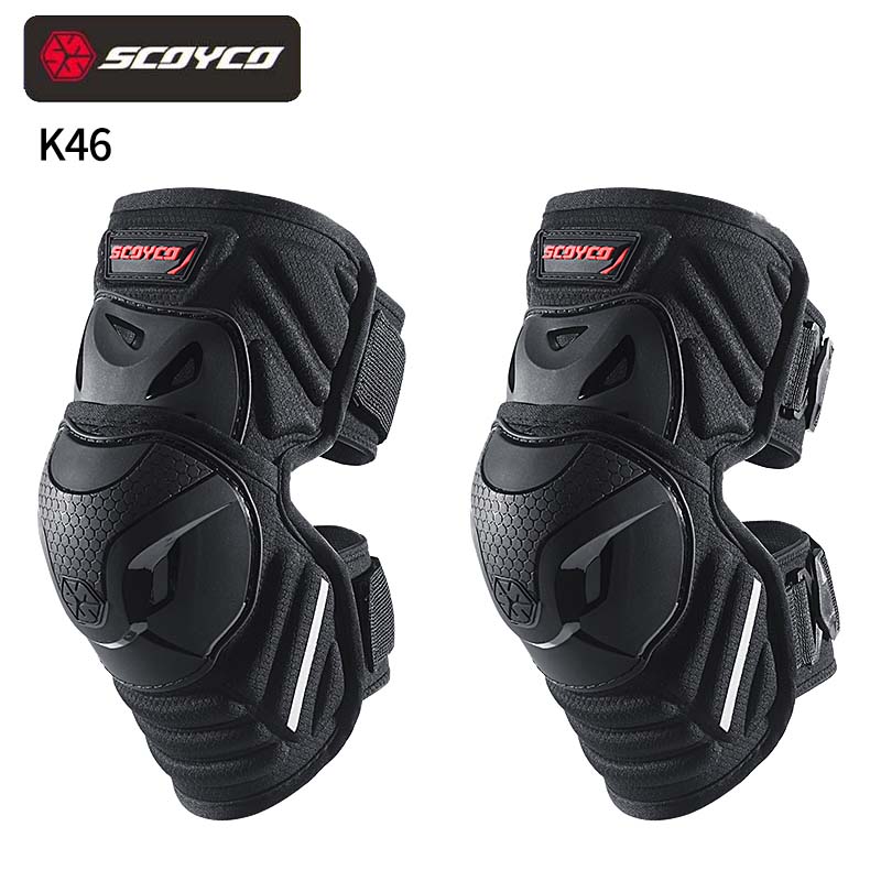 Scoyco K-46 Ginocchiere per moto Motocross Ginocchiera Protezione dagli urti Moto Ciclismo MTB Dirt Bike Ginocchiere Parastinchi