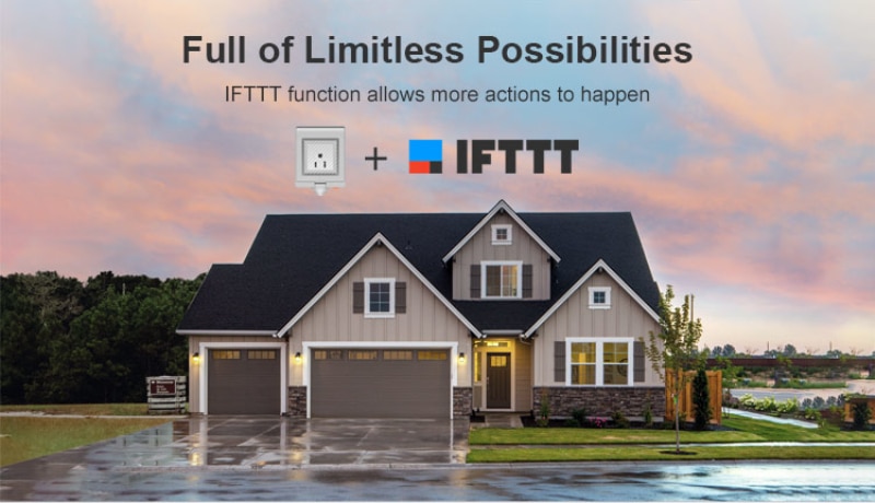 SONOFF S55 IP55 impermeable Wifi potencia inteligente hembra temporizador al aire libre/AU/EU/UK/US/México enchufe de Control remoto funciona con Alexa de Google