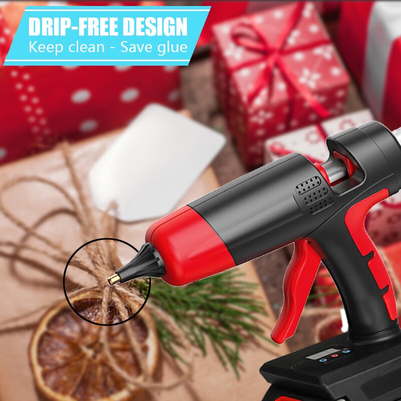 21V 1000W Cordless Melt Glue Gun for 11mm Glue Stick Rechargeable Li-ion Battery Home DIY Repair Tool with Makita Battery
