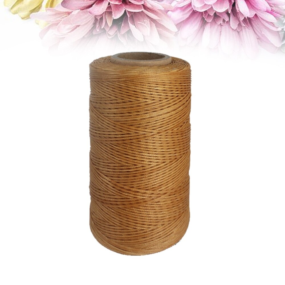 Hilo de cera para coser cuero 150D, 0,8mm, manualidades, herramientas de cuero para manualidades, costura artesanal de cuero, línea especial encerados lisos (26: Default Title