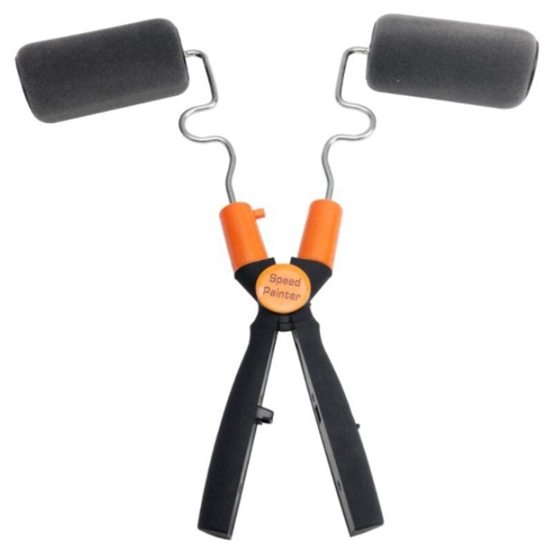 ABSF Speed Painter Double Sided Paint Roller Brush Painting Brushes Cylindrical Corner Painting Home Improvement Tools Speed Pai