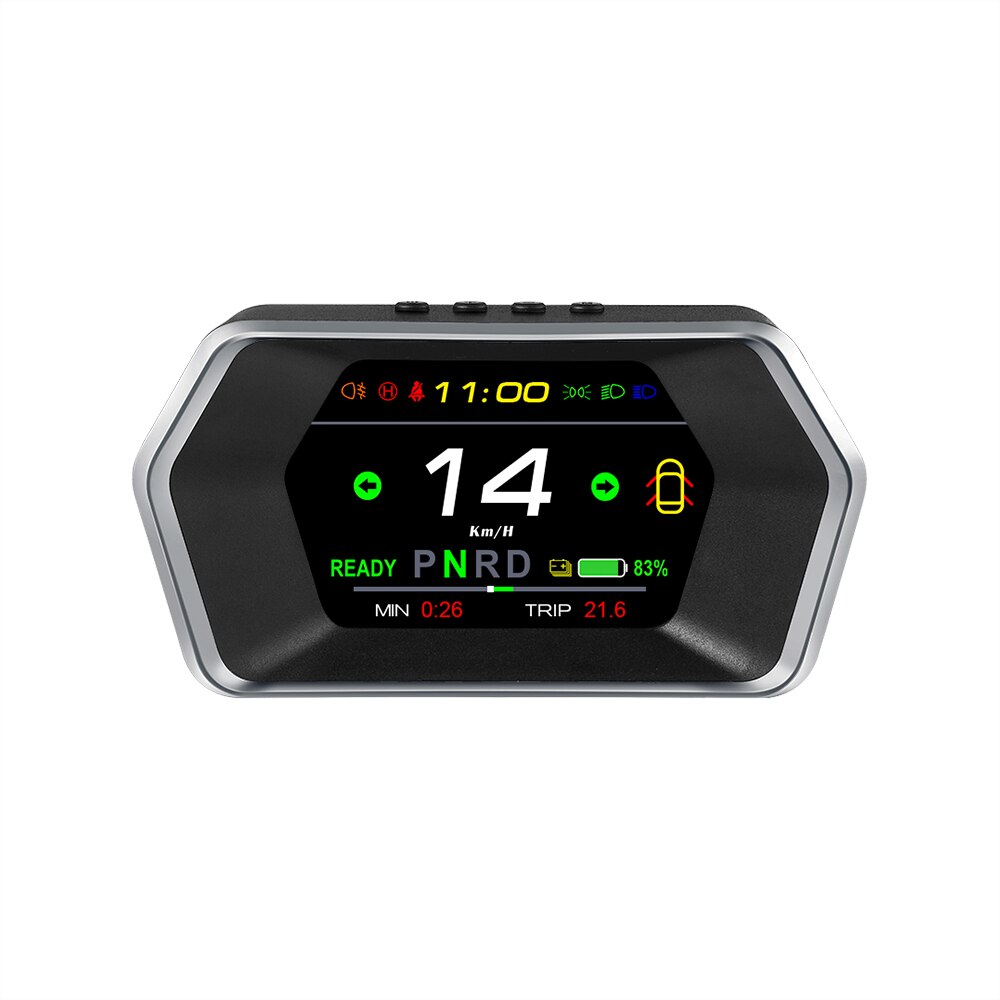 Voor Tesla Model 3 & Y T17 Hud Head Up Display 3 "Auto Display Slimme Auto Snelheid Indicator Licht prompt Veiligheid Alarm Rijden Tijd: Default Title