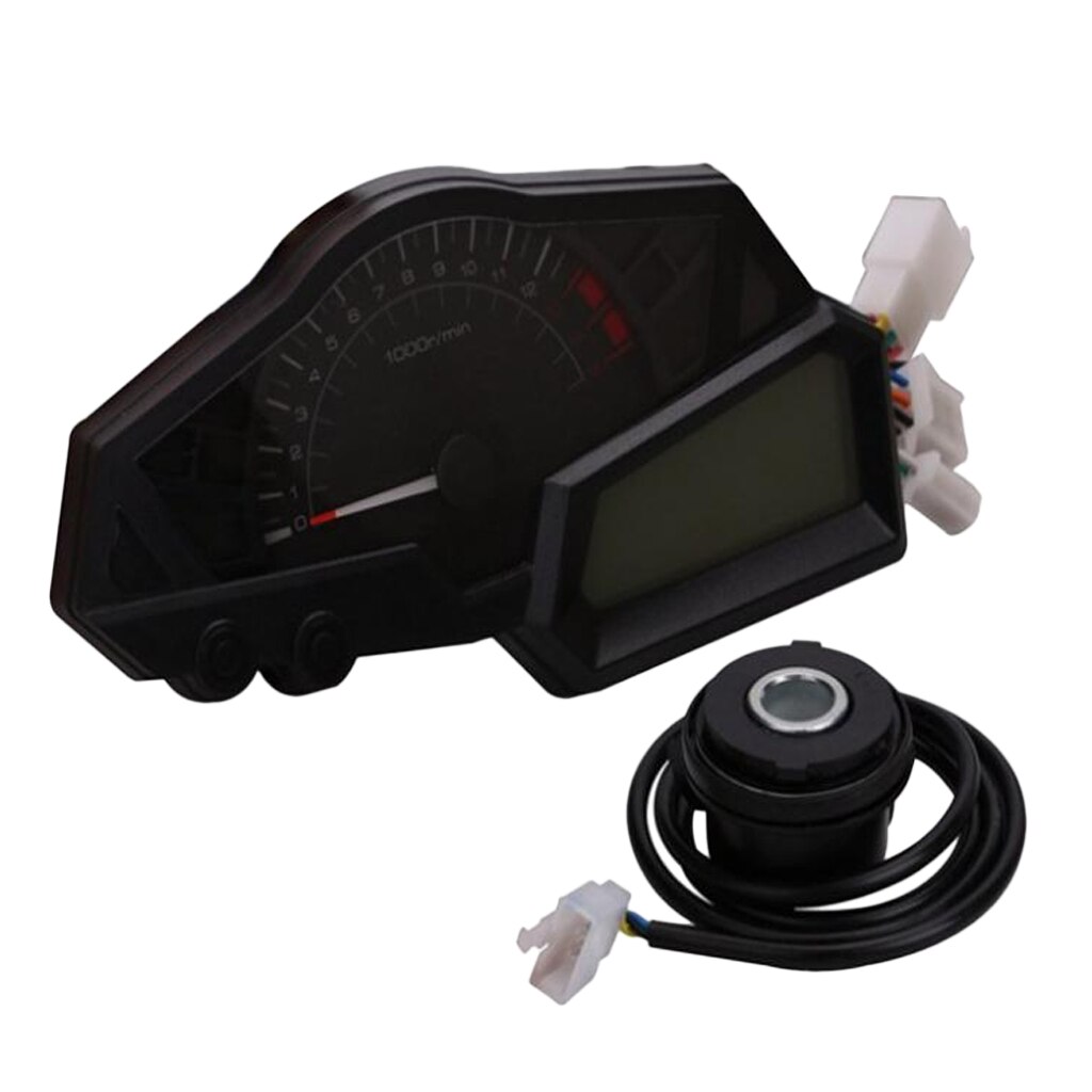 Electronic Digital LED Speedometer Speedo Tachometer Indicator for Kawasaki