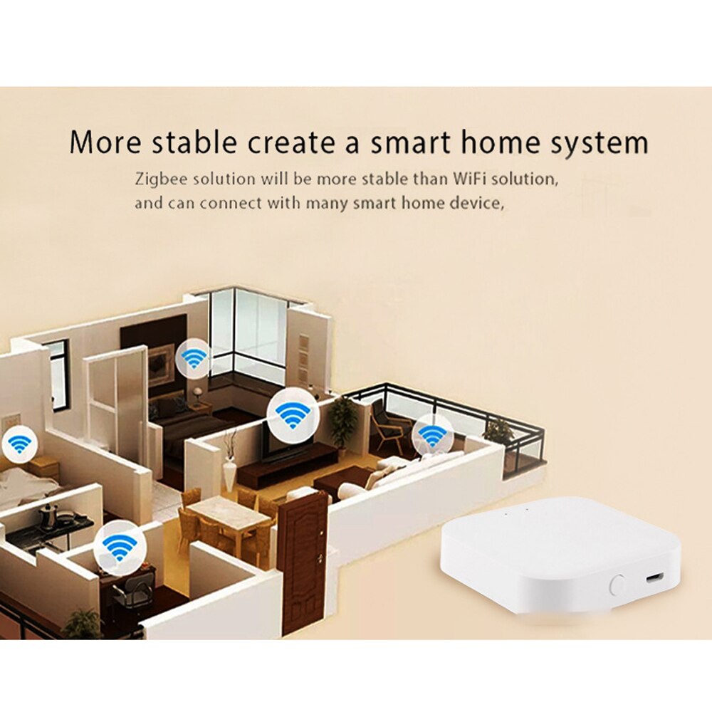 Intelligent WIFI Multifunctional Gate-way Equipment Linkage Portable Home Wireless Multipurpose Tool Compatible With ZigBee Tuya