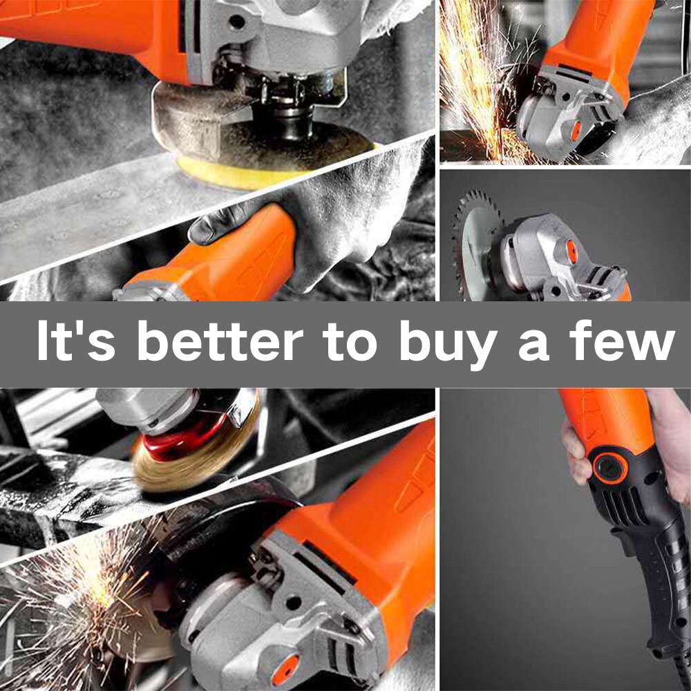 Adjustable Speed Angle Grinder Multi-function Household Polishing Hand Grinder Electric Small For Cutting Grinding and Polishing