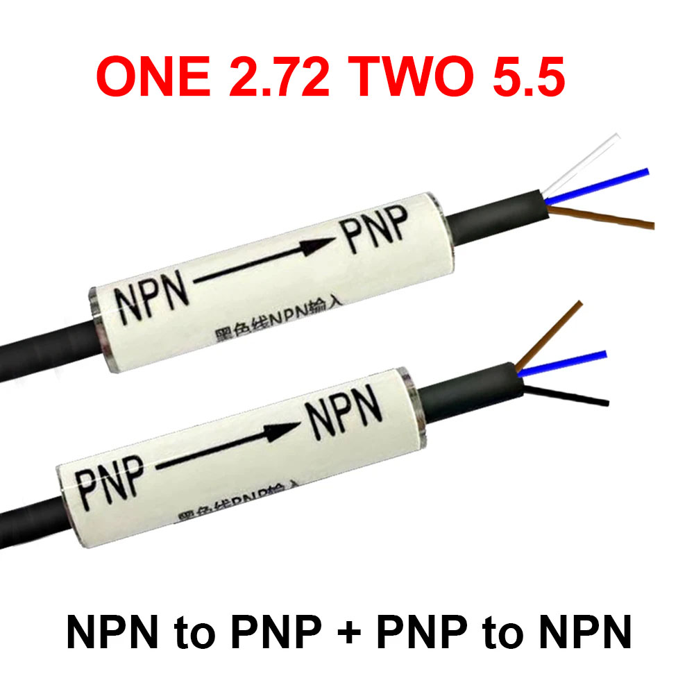 NPN PNP Sensor Signal Konverter für induktive optische Magnet Näherungsschalter SPS Transformator: Beige