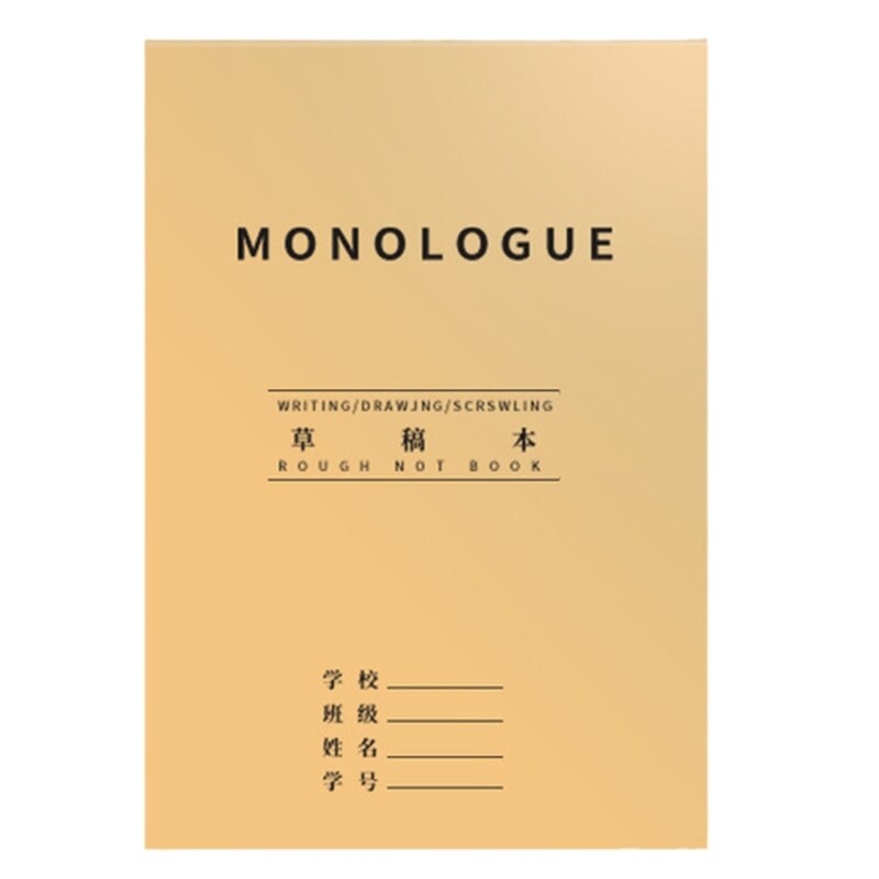 Tearable Sketchbook Portable Note Paper Pad Drawing Pad 40 Sheets Blank Papers Adhesive Binding Easy to Tear for Office