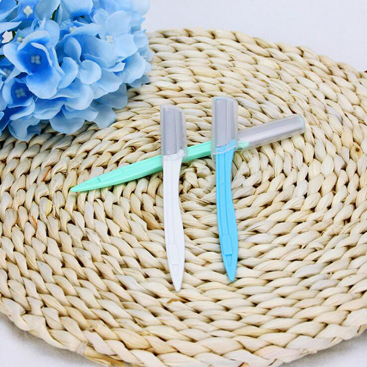 3pcs/set Eyebrow Trimmer Safe Mini Makeup Knife Blade Shaver Eyebrow Razor Facial Hair Remover Tool