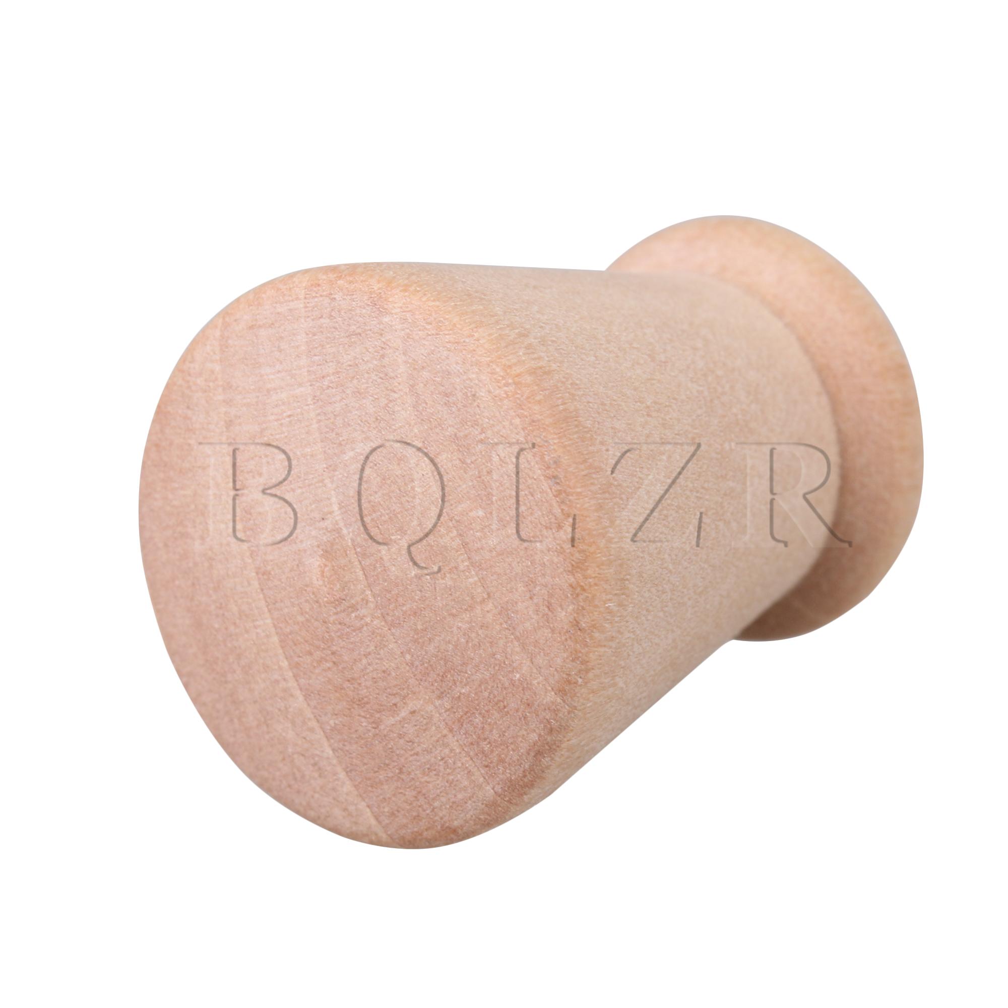 BQLZR Tapered Wooden Handle Unpainted Cupboard Cab... Grandado