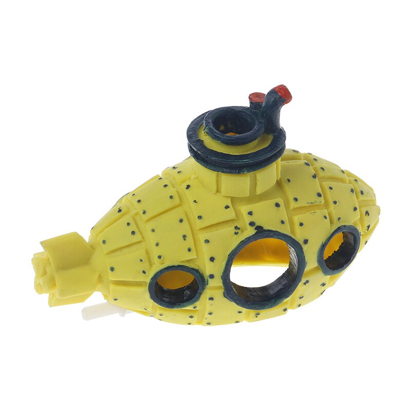 Fish Tank Decoration Landscaping Fish Hiding Submarine Ornaments Can Be Plugged in Aerator Oxygen Supply Aquarium Accessories