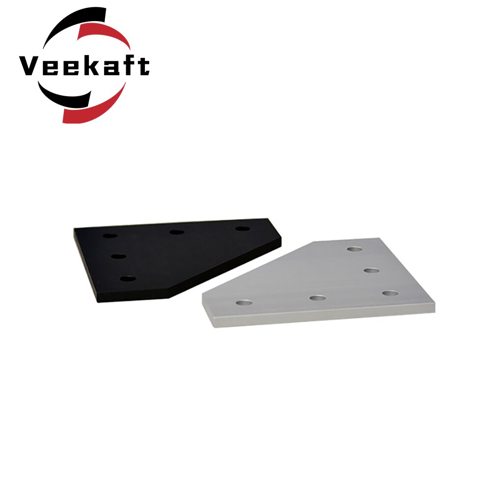 5 holes 90 degree joint board plate corner angle bracket connection strip for aluminum profile 1pcs 3D Printer Parts