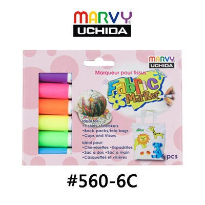 Marvy Fabric Markers Pens 30 Colors Fabric Paint Art Markers Set Child Safe &amp; Non-Toxic DIY Graffiti Painting Clothes Clothing: 560-6C
