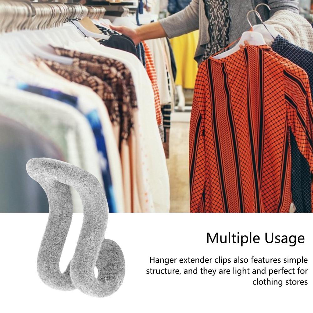 10PCS/Lot Cloth Hanger Hook Mini Flocking Clothes Hanger Easy Hook Closet Organizer Holder Save Space Non Slip Flocking Hanger