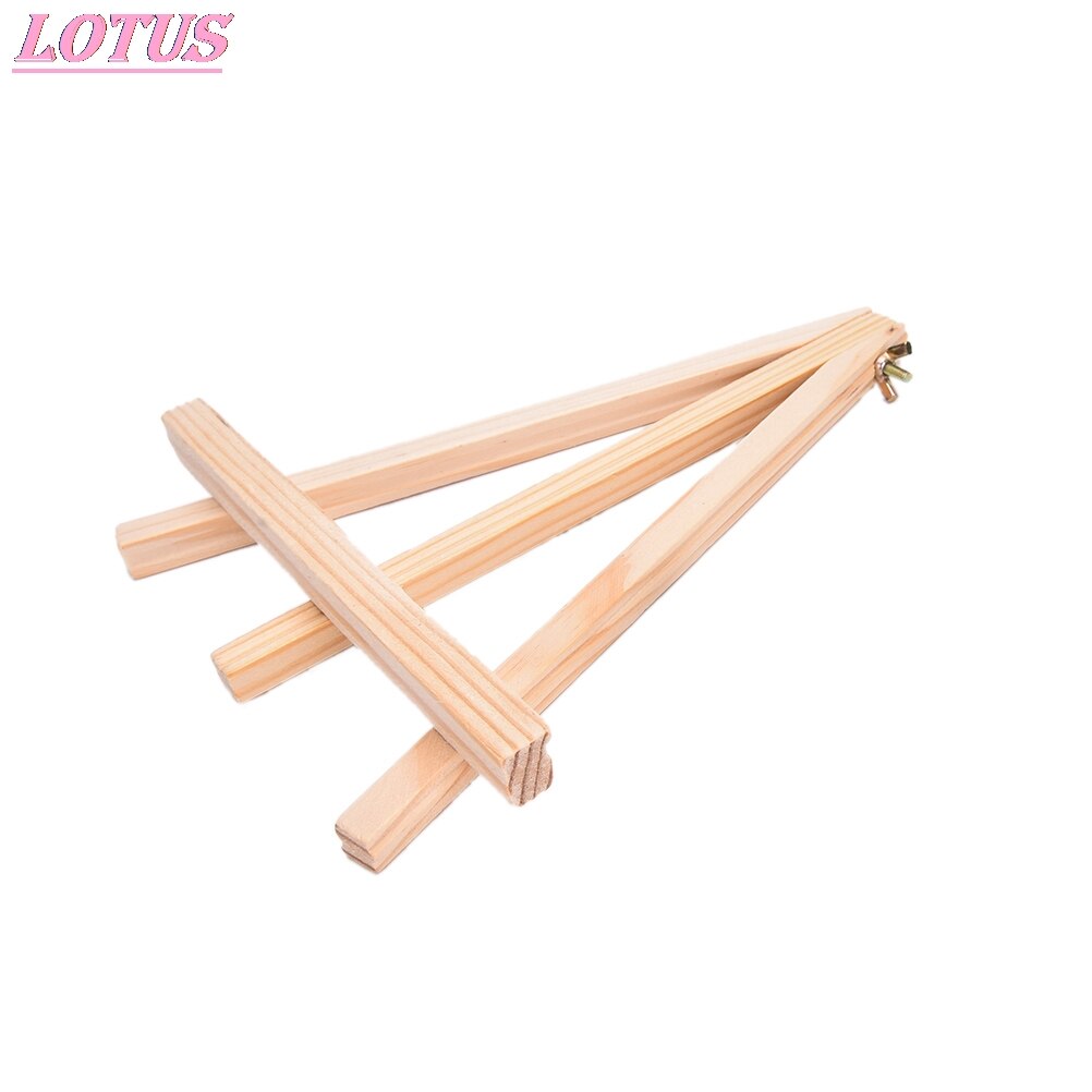 1Pcs Hout Kunstenaar Schildersezel Bruiloft Nummer Plaats Naam Card Stand Display Houder Frame Leuke Desk Decor Diy Levert 18*24Cm